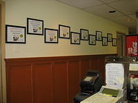 On the Western Development Museum wall, Saskatoon